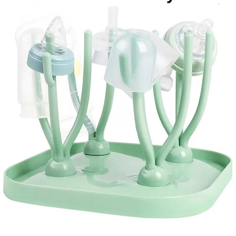 Multifunctional Drying Rack for Baby Bottles and Accessories High Capacity Bottle Dryer Holder Storage Organizer for Teats Cups