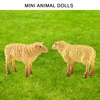 Animal Model Figurines Movable Cute Poultry Figurines Wildlife Chicken Duck Goose Cow Statue Garden Sandbox Home Decoration 2