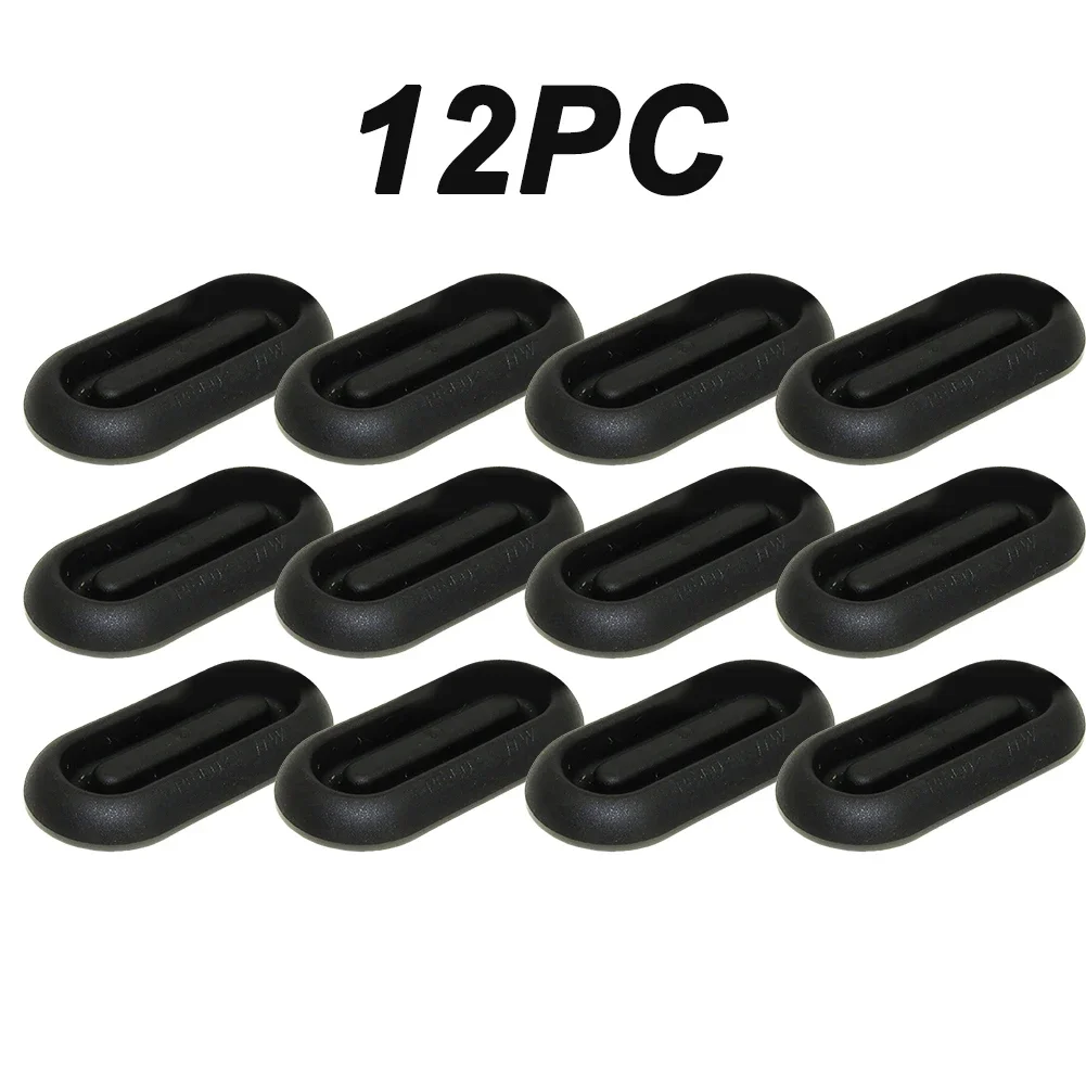 Plug Cover Gasket Underbody Floor Assembly 12PC 45*20mm N91055001 TPE Seal