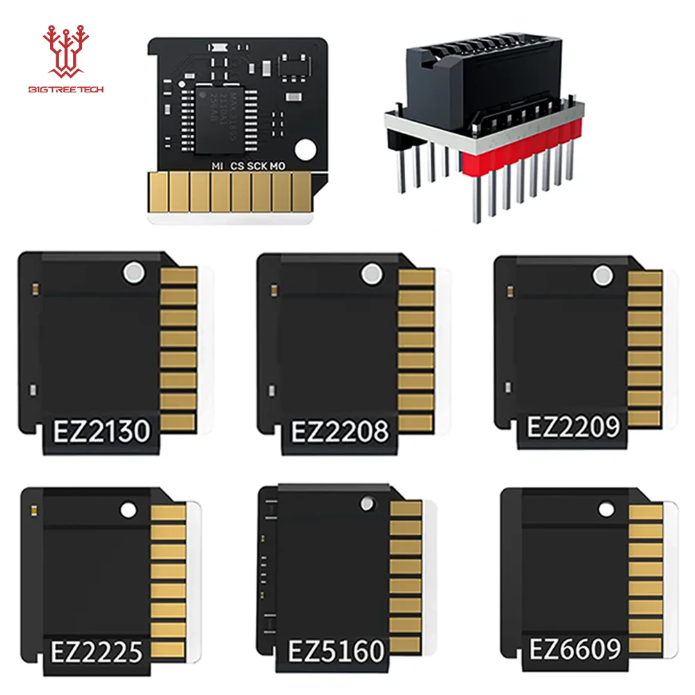 Bigtreetech-driver Silencioso Integrado e Dissipador de Calor Motores de Passo para Placa-mãe Skr3 ez Ender3 v2 48v Drive 57 Ez2209 Ez5160 Pro