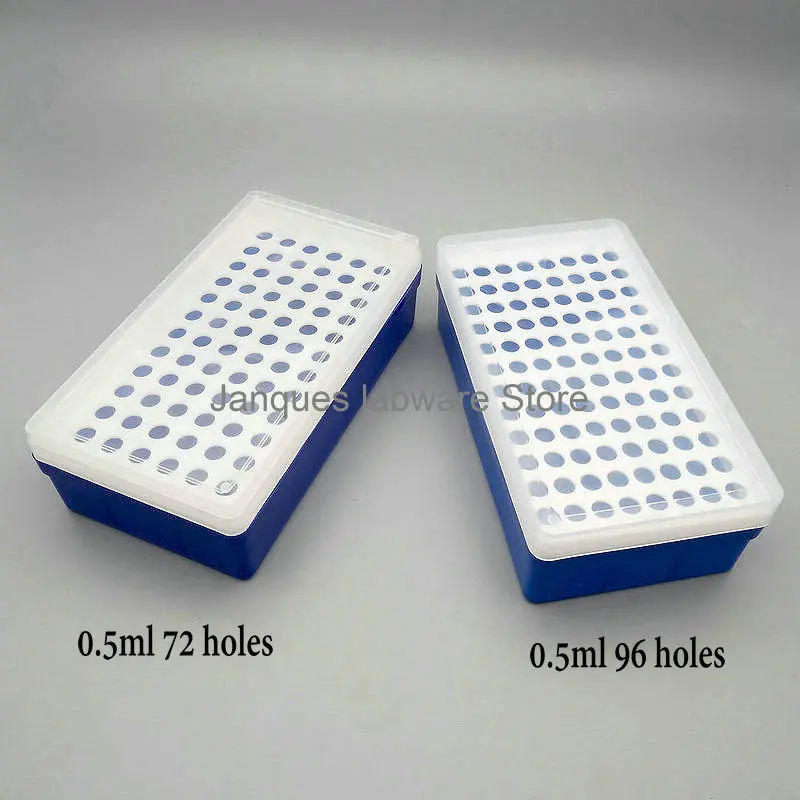 1pcs 0.2ml 0.5ml 1.5/2ml 5ml 10/15ml 50ml plastic Centrifugal tube Storage Box Lab 50/72/96/100 holes PCR tube PP Storage Rack centrifuge tube