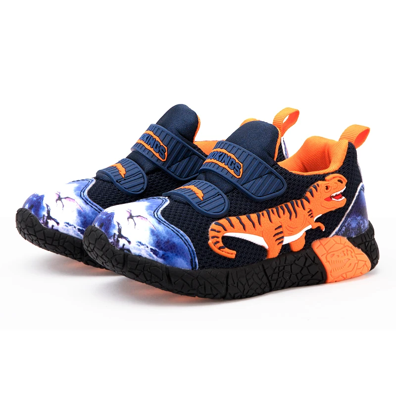Children Dinosaur Mesh Shoes Boys Spring Tennis Sneakers Girls Tyrannosaurus Rex Outdoor Casual Sports