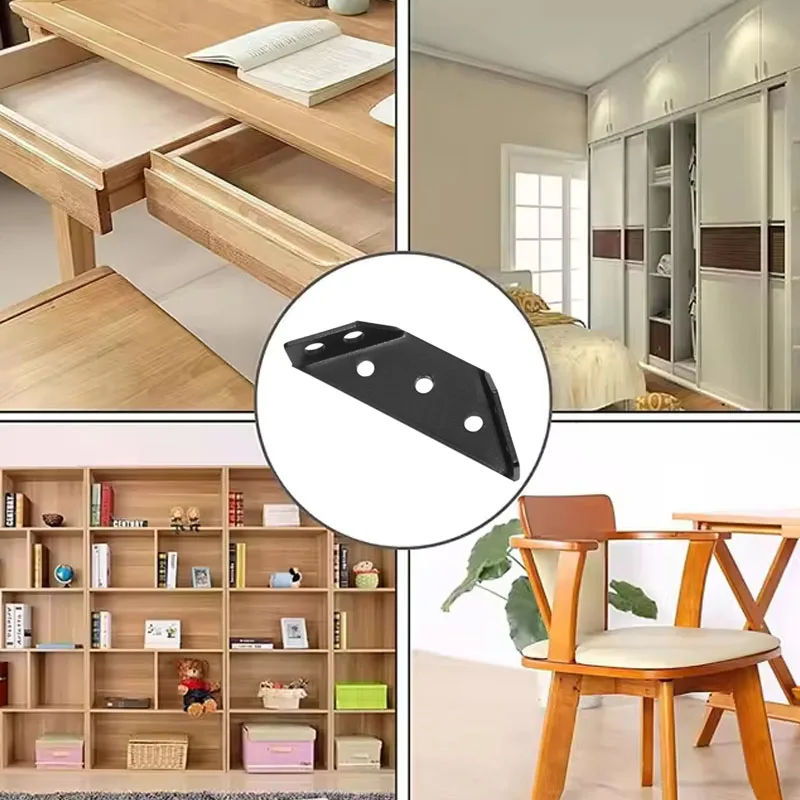 20pcs of Angle code 90 degree right Angle multi-functional fixed brackets, furniture connectors, for cabinet laminate