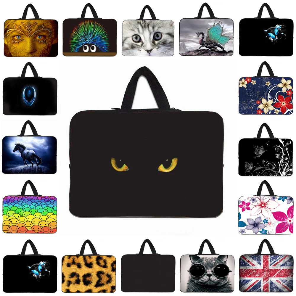 Borsa Per Laptop In Neoprene Custodie Per Computer Slim Shell Borse 10 Netbook 13.3 12 14 15.6 17 11.6 Borsa Netbook Funda Per Lenovo Mackbook