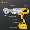 EG Cordless Electric Iron Scissors Professional Cutting Carbon Steel Tool Rechargeable Sheet Shear Cutter For Dewalt 20V Battery 4