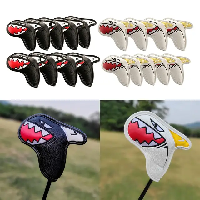 9pcs Household Golf Iron Head Cover Protect and Elevate Your Golf Experience!