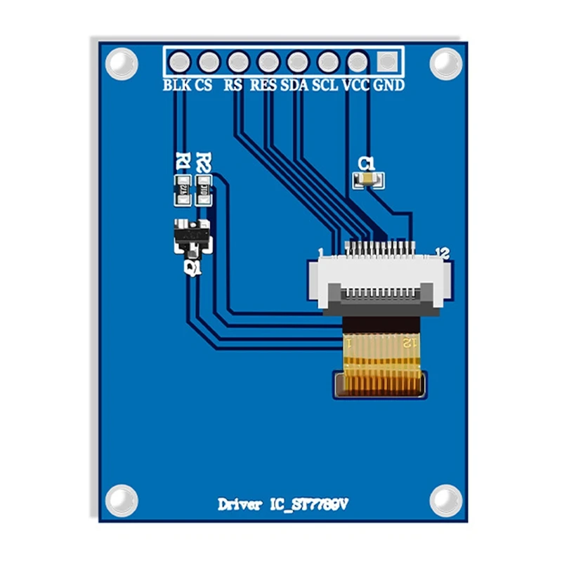 1.54 ġ 240X240 ÷ TFT ÷ HD IPS LCD ũ  SPI ̽ TFT ÷  (Ķ, 1 Pcs)