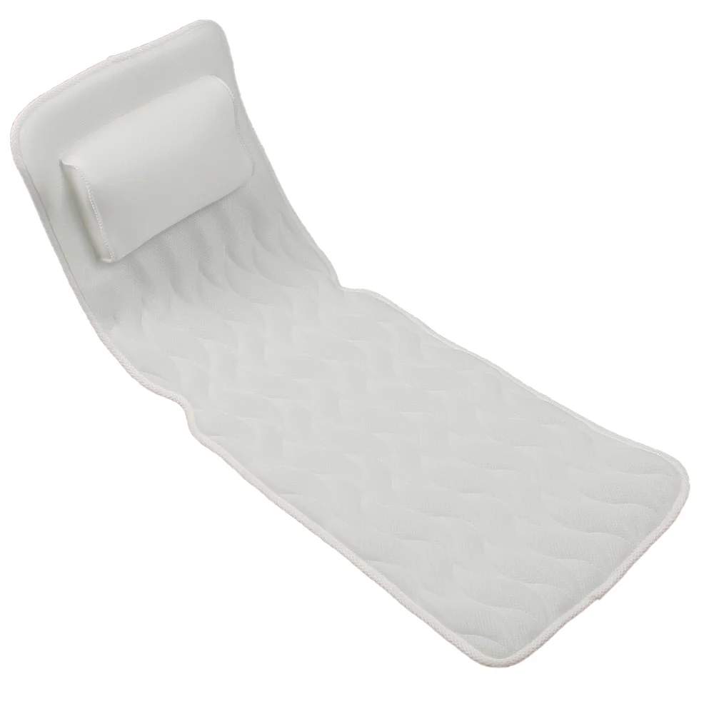 5d Air Mesh Full Body Bath Pillow With Non slip Suction Cups - Temu