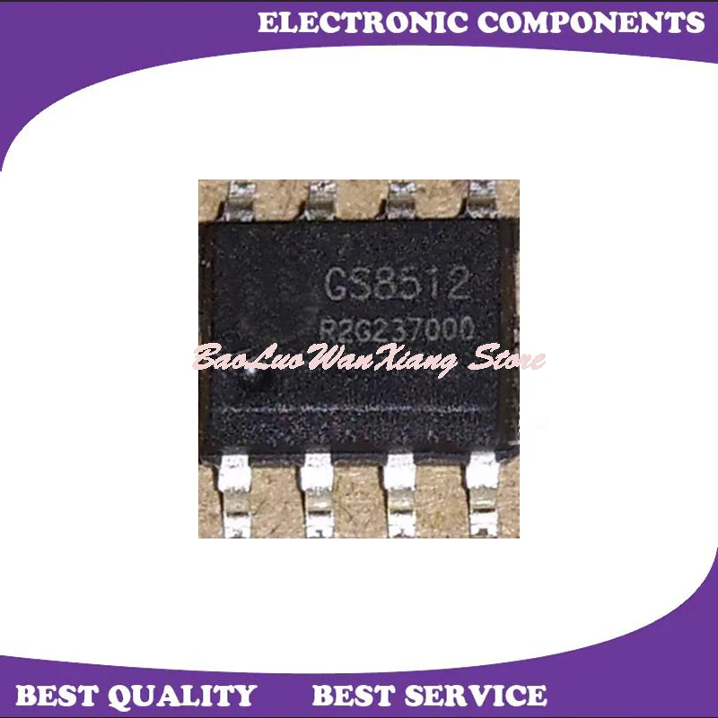 

10 Pcs/Lot GS8512 SOP8 New and Original In Stock