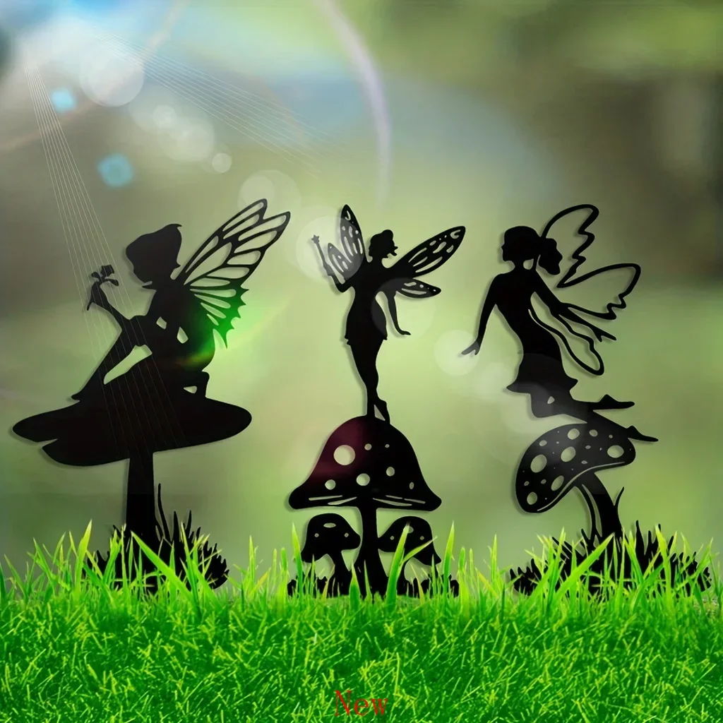 

Promotion Rustic Garden Fairy Metal Statue Outdoor Decoration and Yard Paio Lawns Garden Party Decor Outdoor Gift Garden