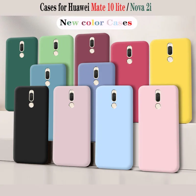 Ultra Thin Silicone Soft Back Cover for Huawei Mate 10 Lite/Nova 2i - Sleek & Durable Phone Case