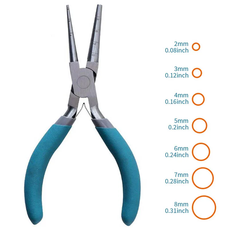 

6inch Wire Winding Pliers Professional Double Circular Winding Pliers With Scale For DIY Jewelry Making Tool Manual Repair Tools