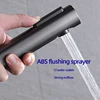 Baokemo Toilet Bidet Douche Sprayer Set ABS Handheld Self Cleaning Accessories with No Drilling Bracket G1/2 3