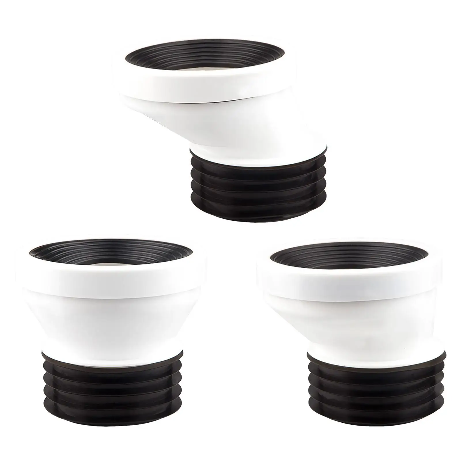 Offset Toilet Flange Shifter Replacement Portable Easy Installation Fitting Connector for Repairing Tub Waste Bathroom