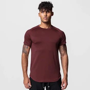 Magliette da jogging da palestra da uomo Magliette sportive a compressione ad asciugatura rapida Camicie da corsa fitness Camicie a maniche corte Abbigliamento sportivo in jersey maschile