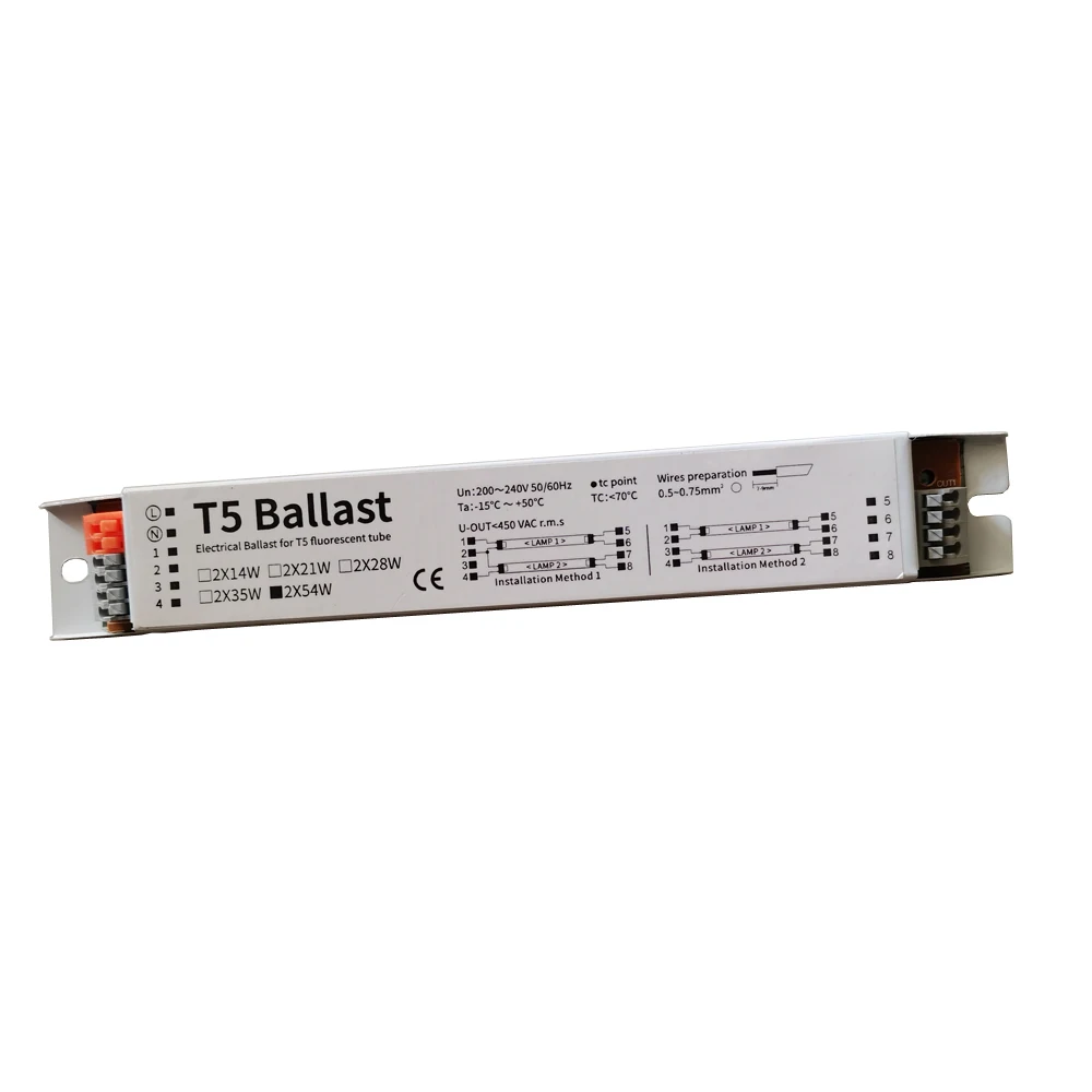 1pc T5 2X54W 54W 220V-240V 50/60HZ High Power Neon Lamp Fluorescent Lamp Instant Start Electronic Ballast electronic ballast