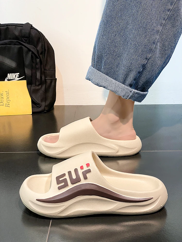 Sommer Hausschuhe Badezimmer Plattform Nicht-Slip Hause Bär Cartoon Strand Frauen Slipper Sandalen Gleitet Indoor Outdoor 2024_voghion.com
