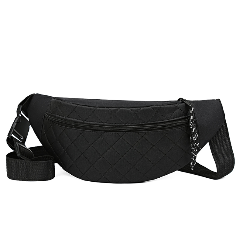 Neutral men's and women's cross-body shoulder bag with single shoulder strap, simple and fashionable, minimalist style.