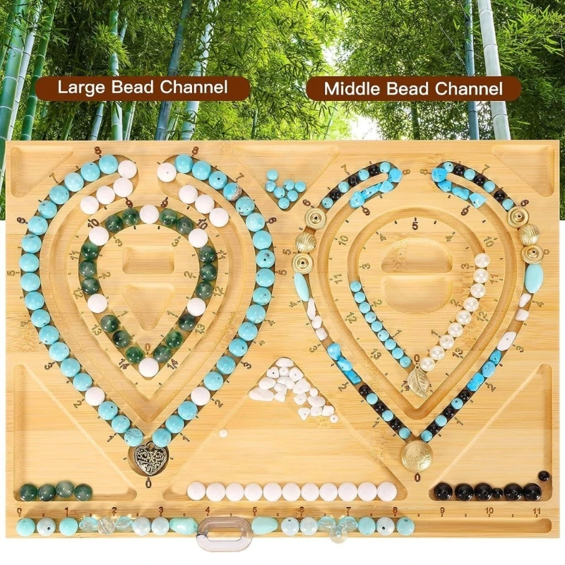 M2EA Versatile Bead Board Jewelry Making Tool Wooden DIY Designs Beading  Mats Trays - AliExpress