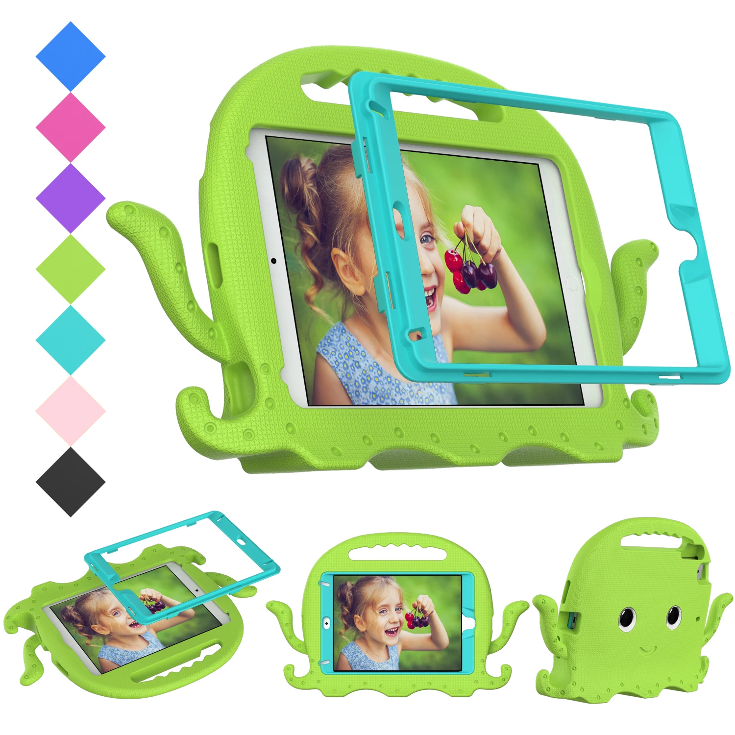 Octopuses EVA Kids Shockproof Tablet Cover