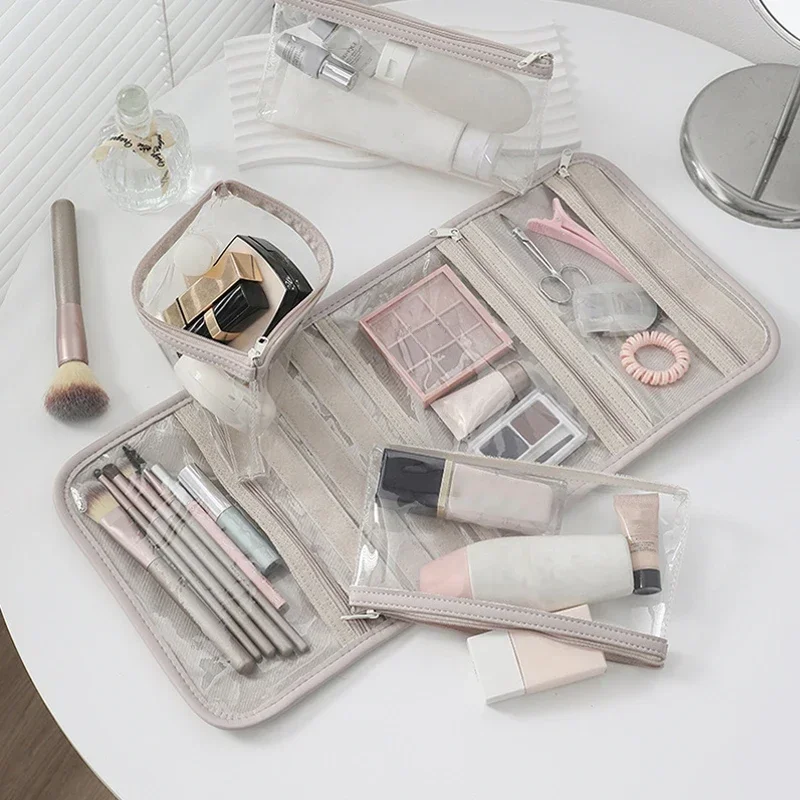 

Cosmetic Bags for Women 2023 New Large Capacity Portable Travel Waterproof Toiletry Organizer Cosmetics Storage Cases