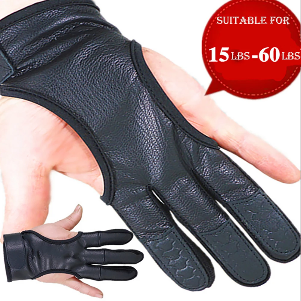 

3 Fingers High Elastic Hand Guard Protective Archery Bow Shooting Glove Outdoor Sports Accessories