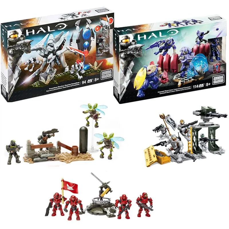 

Игровой набор Mega Bloks Halo Promethean Warrior Fireteam Rhino Unsc Fireteam Taurus Team Victor Kids