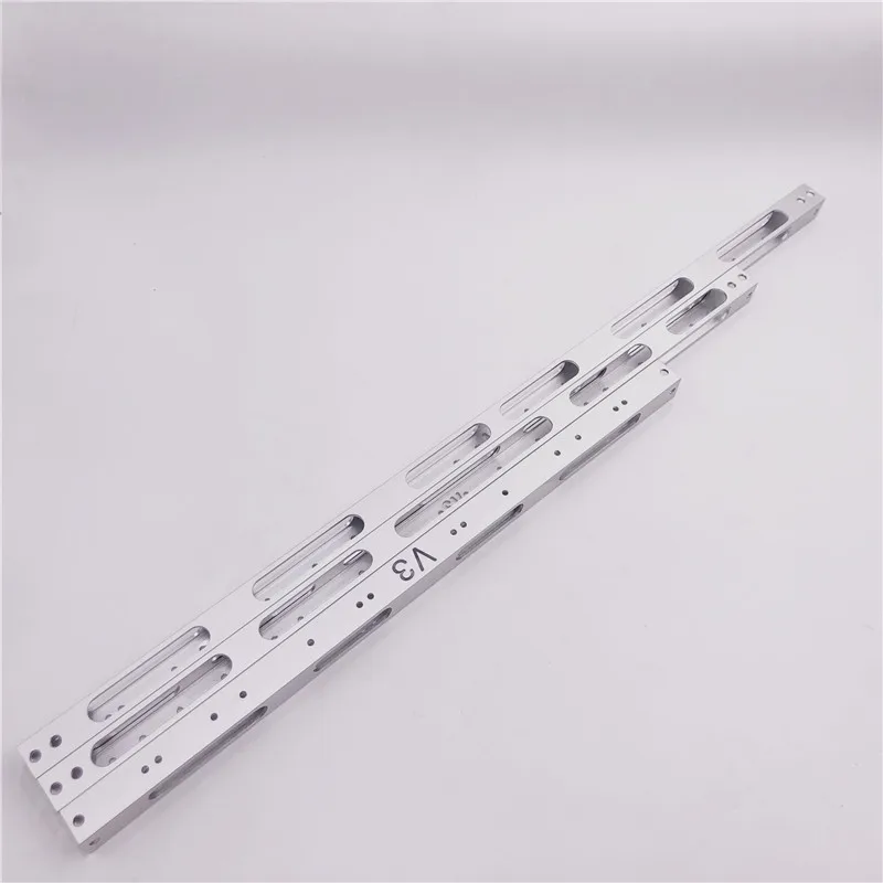 Impressora 3d de Pouco Peso x Eixo Quadrado Tubo Cnc Feito da Liga Alumínio Tubo de Perfuração para Mgn9 12 Trilho Linear V-core3