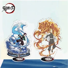 

Kawaii Acrylic Stand for Demon Slayer Kpop Anime Peripherals Decorative Figure Cute Cartoon Character Doll Ornament Distribution