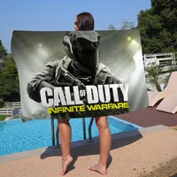 Call Of Duty Cartoon Beach Towel Cute Kawaii Room Decor Bath Girls Children Hand Towels For Bathroom Shower 2