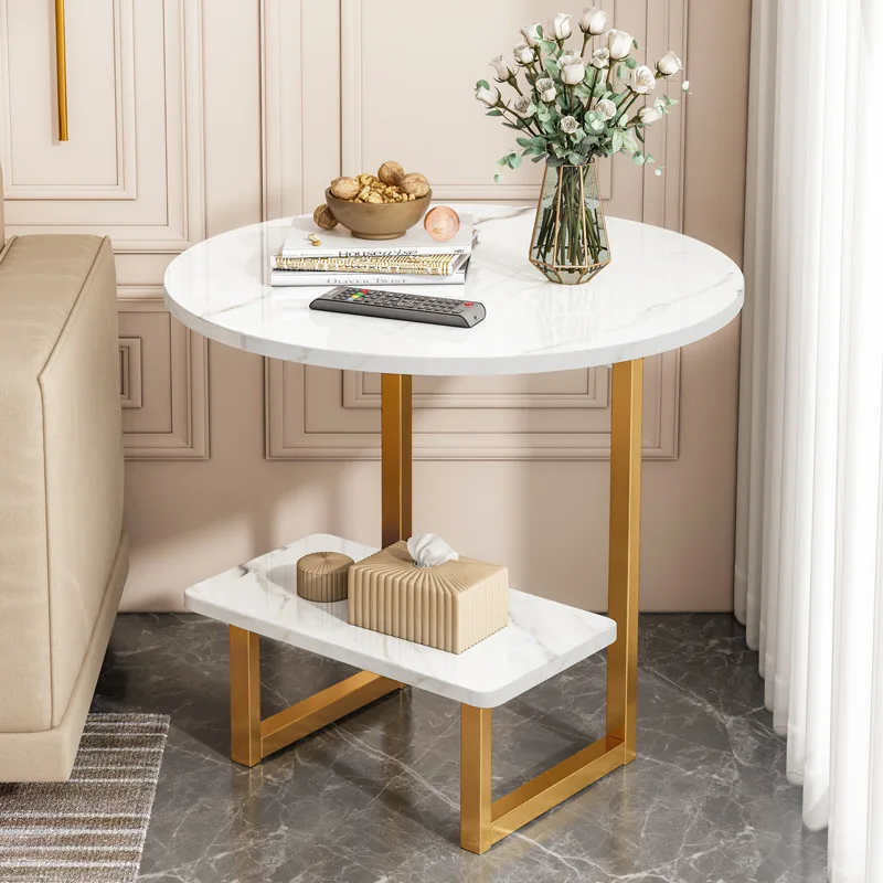 

Italian Living Room Coffee Table Legs Metal Modern Design Storage Coffee Table 2 Tier Creative Moveis Para Casa Lounge Furniture