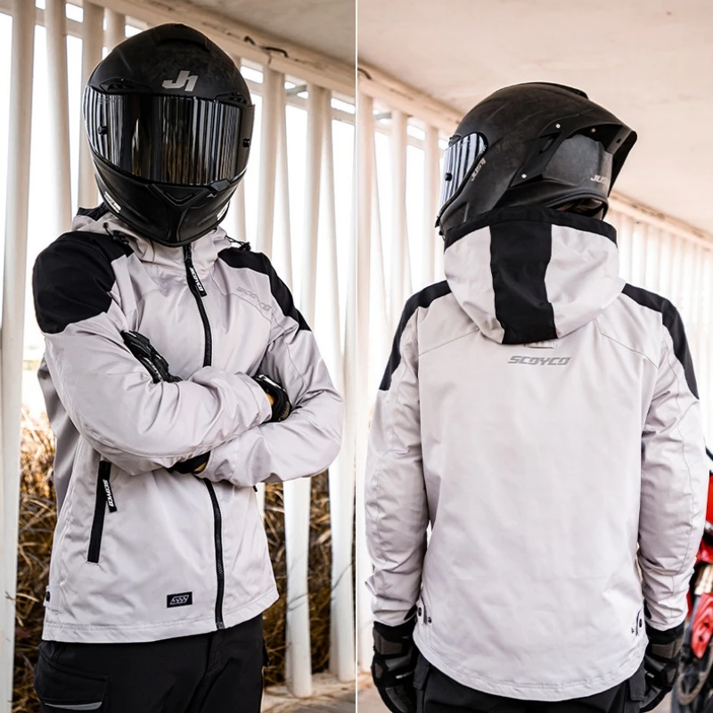 New SCOYCO Motorcycle New Design Warm Jacket Removable Lining All Season CE Riding Suit Commuter Travel Fashion Jacket
