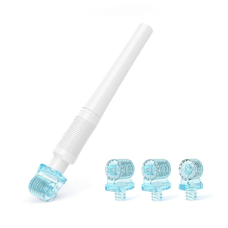 Disposable 3 in 1 S1 Derma Roller Stamp Microneedle 49pin 64pin 112pin Titanium Microneedle Removable replacement head Beauty