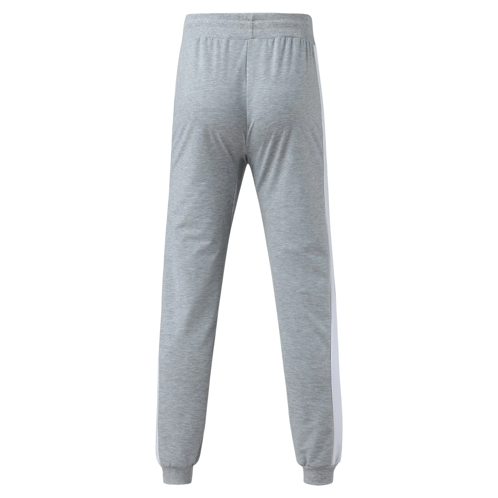 gray sweatpants Men's Fitness Pants Casual Mid Waisted Sweatpants Trousers Zipper Pocket Color Block Jogging Sports Tracksuit Pants grey sweatpants