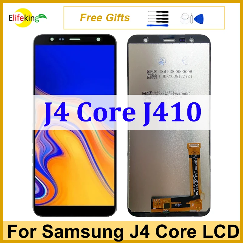 Tela de Toque Lcd para Samsung Galaxy j4 Core J410 60 Polegadas Montagem do Digitalizador Peças de Reparo do Telefone Móvel