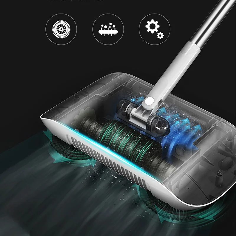 Mop ricaricabile 360 rotazione elettrico Cordless detergente per pavimenti  Scrubber Mop rotante microfibra Lazy Mop uso bagnato o asciutto pulizia -  AliExpress