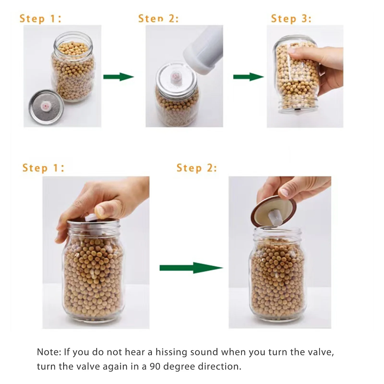 Mason Jars Covers Vacuum Preservation Lids Set Mason Can Air Extraction Caps