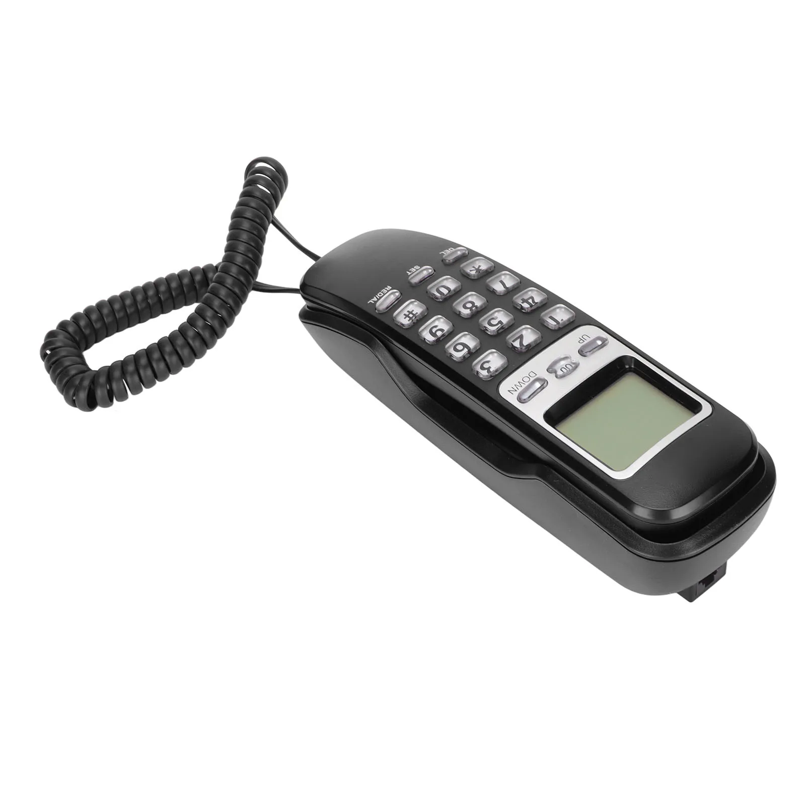 Home Landline Phone LCD Display Redial Function Desktop Corded Fixed Telephone For Office Hotel Home wired phone