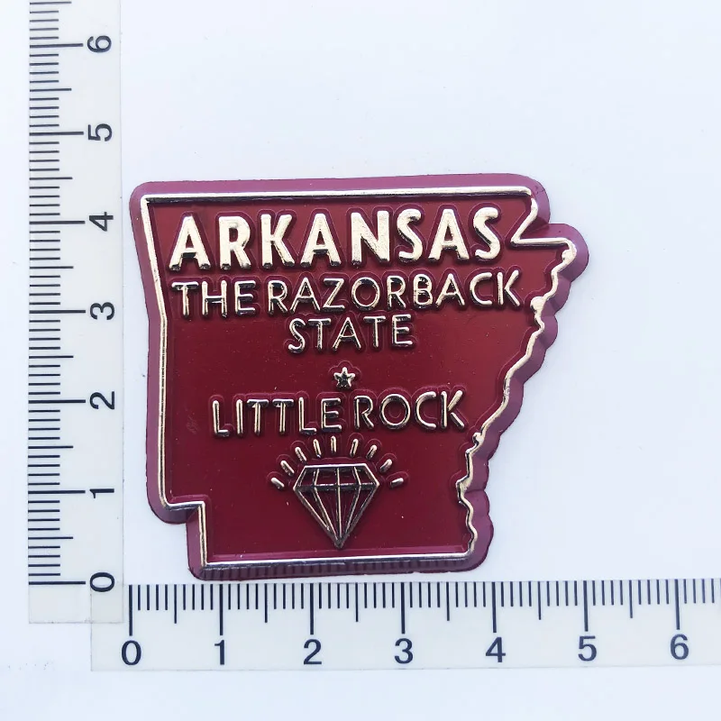 

Arkansas Fridge Magnets Travel 3D Memorial Magnetic Refrigerator