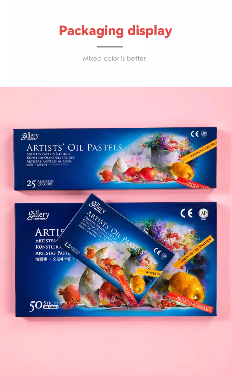 Pastelli Olio 24 Pezzi Bastoncini Di Vernice A Olio Lavabili Per Colorazione Pastelli Per Ptura D 972621