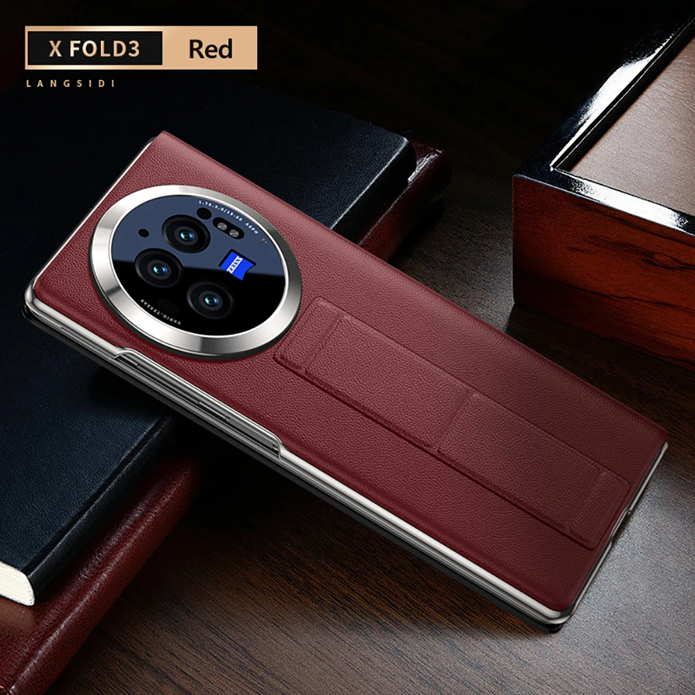حافظة LANGSIDI الذكية القابلة للطي لهاتف Vivo X Fo...
