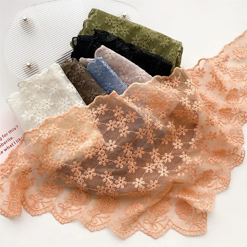 Pañuelo Para La Cabeza Bordado De Flores Para Mujer, Diadema Grande De