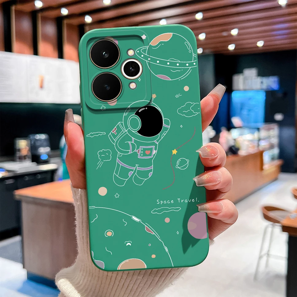 Creative Cartoon Pattern Soft Back Phone Case with Camera Protection - Lightweight Shell