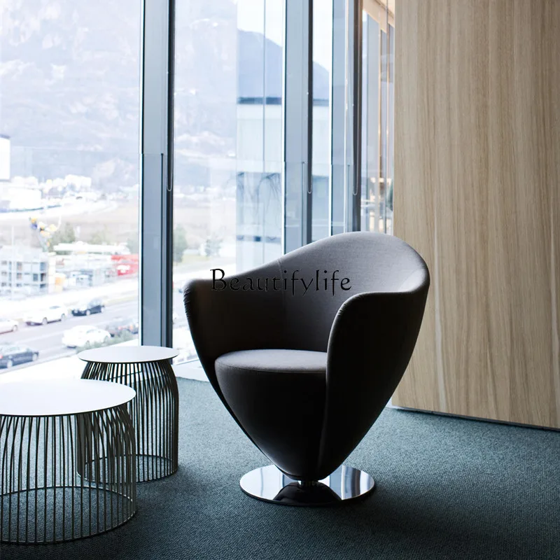 

Nordic Style Design Heart-Shaped Leisure Sofa Reception Chair