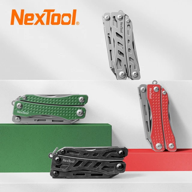 Nextool Mini Flagship Multitools 10 In 1 Edc Repair Tools Pocket Folding  Knife Outdoor Survival Kit Box Can Bottle Opener Pliers - AliExpress