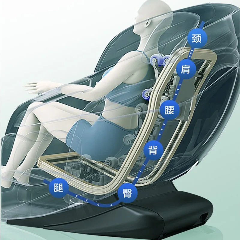 Massagechair Cross-Border Luxury Massage Chair SL Rail Home Full Body Intelligent Small Massage Chair Capsule