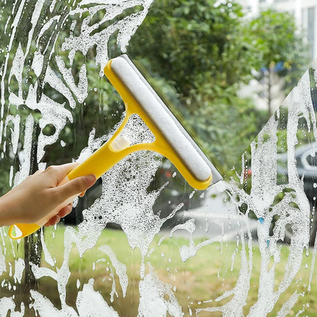 1 pièce Brosse de nettoyage de vitres de voiture rétractable d