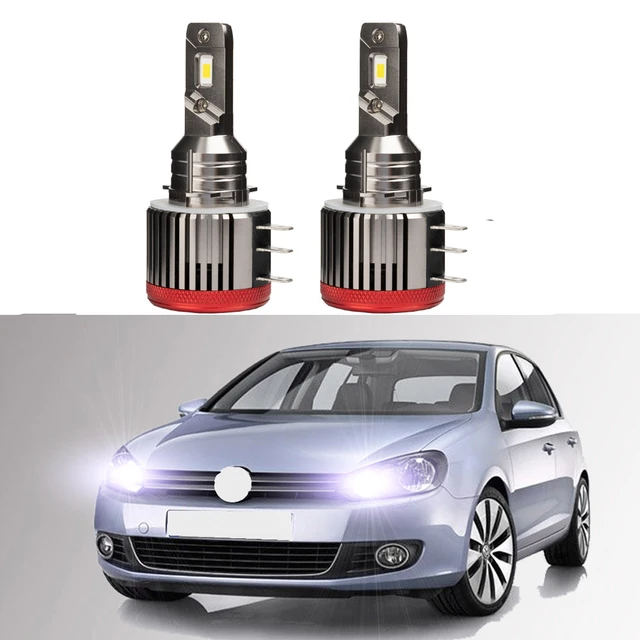 TXVSO8 H15 Led Headlights 6000K Light 12V Car Bulbs 11000LM Low Beam Lamps  For Golf 6 MK6 Golf 7 MK7 PASSAT Touran 12V Ampoule - AliExpress