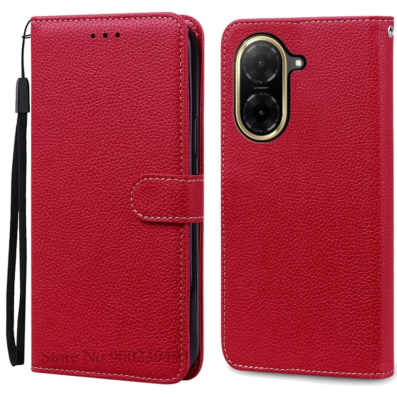 Dual Size Flip Leather Wallet Phone Case - Premium Book Cover Coque s Etui