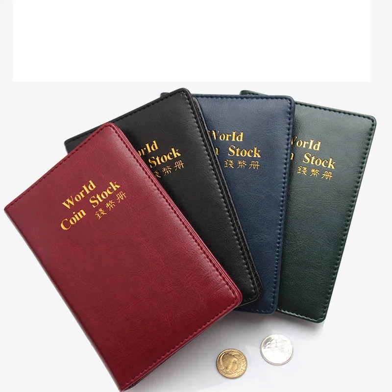 Coins Storage Album Book Commemorative Coin Collection Album Holder  Memorial Collection Volume Folder Pocket Gift Multi-Color